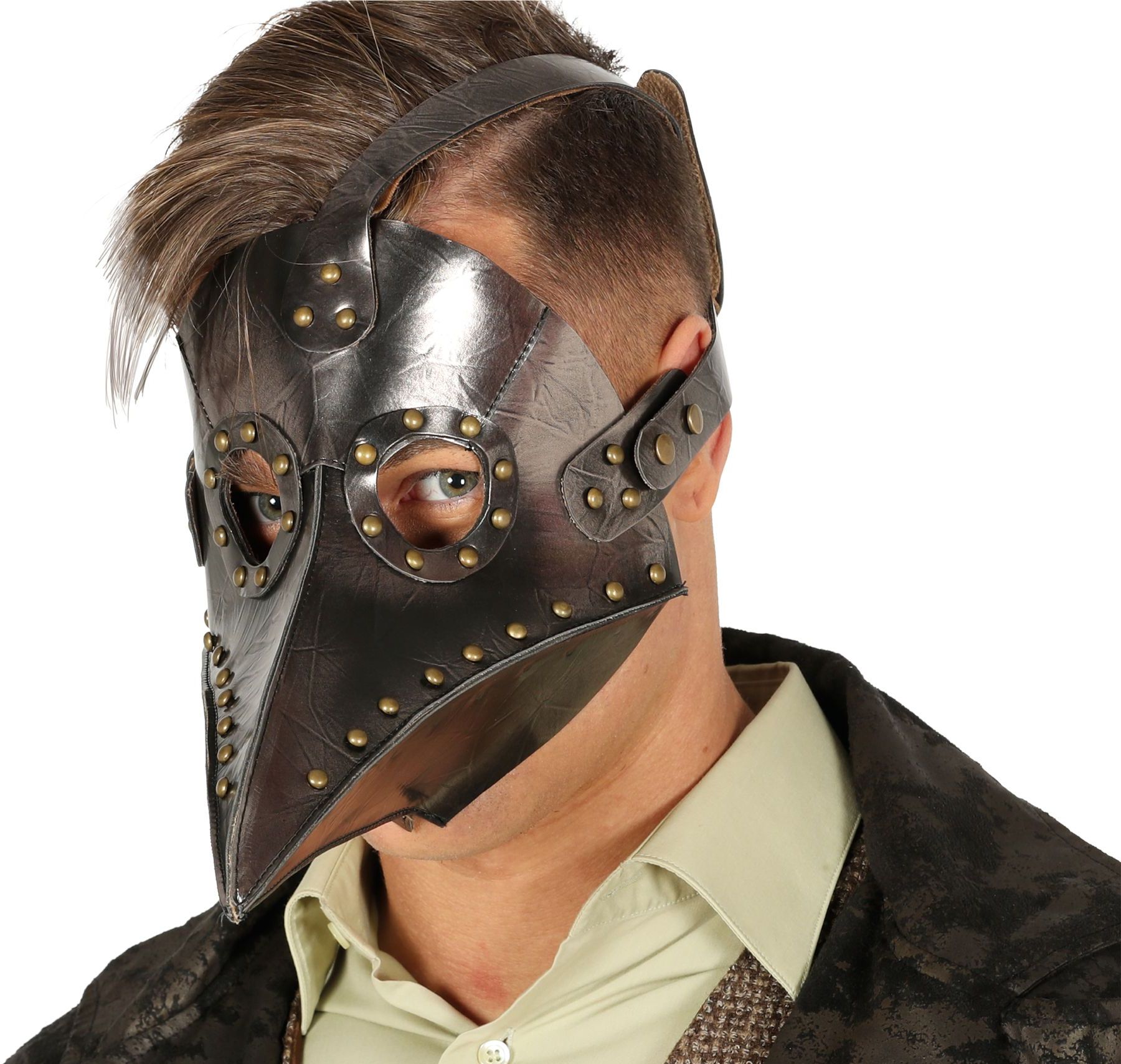 Steampunk leren plaagdokter masker