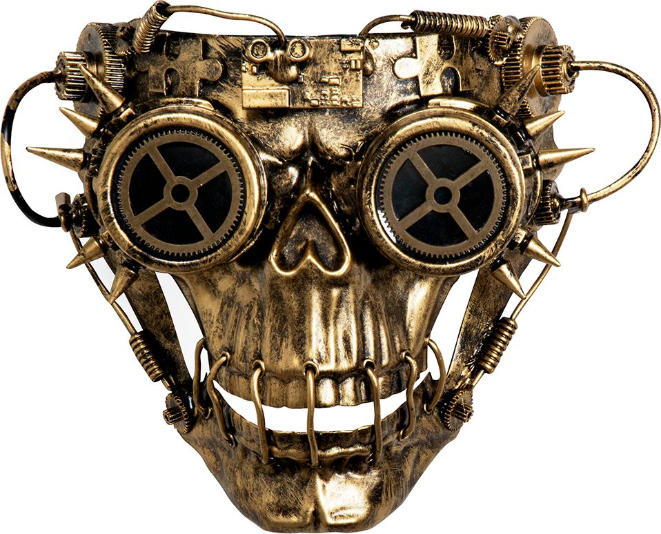 Steampunk masker skelet