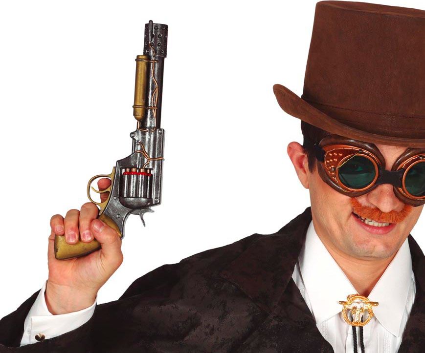 Steampunk Pistool Grijs