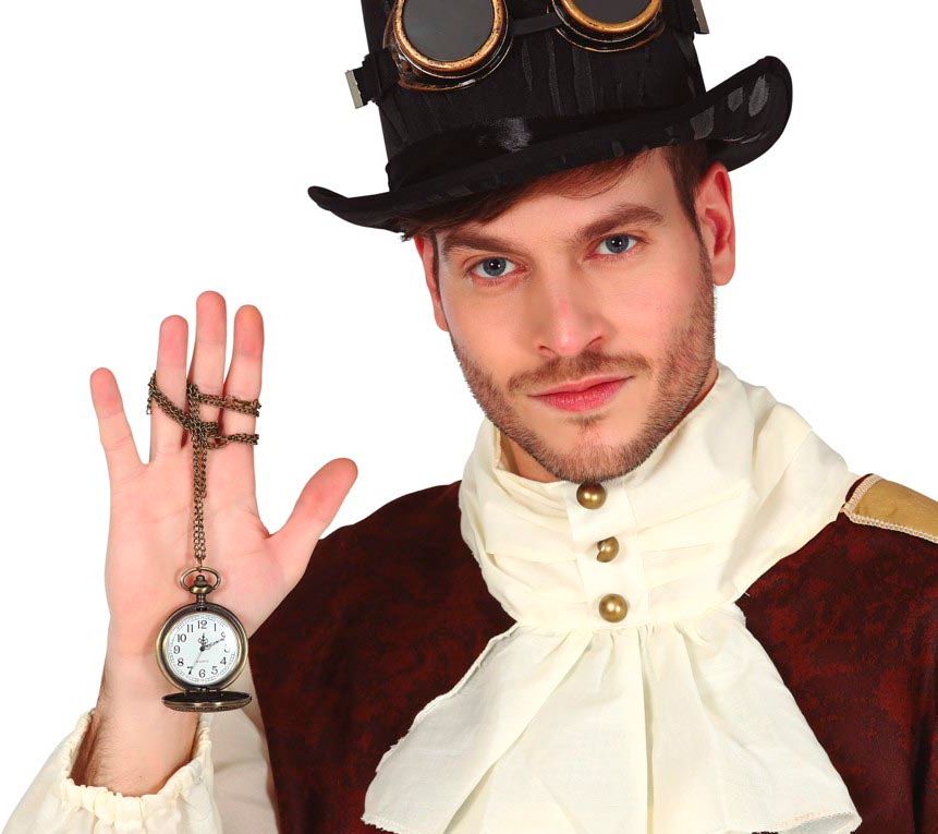 Steampunk Zakhorloge met Ketting