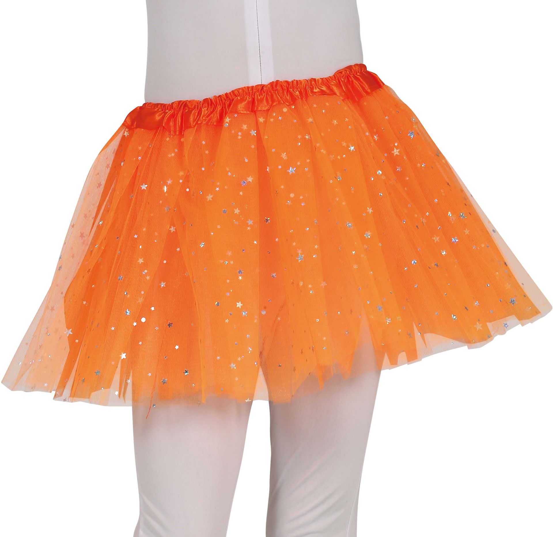 Sterren Glitter Tutu Oranje Meisjes