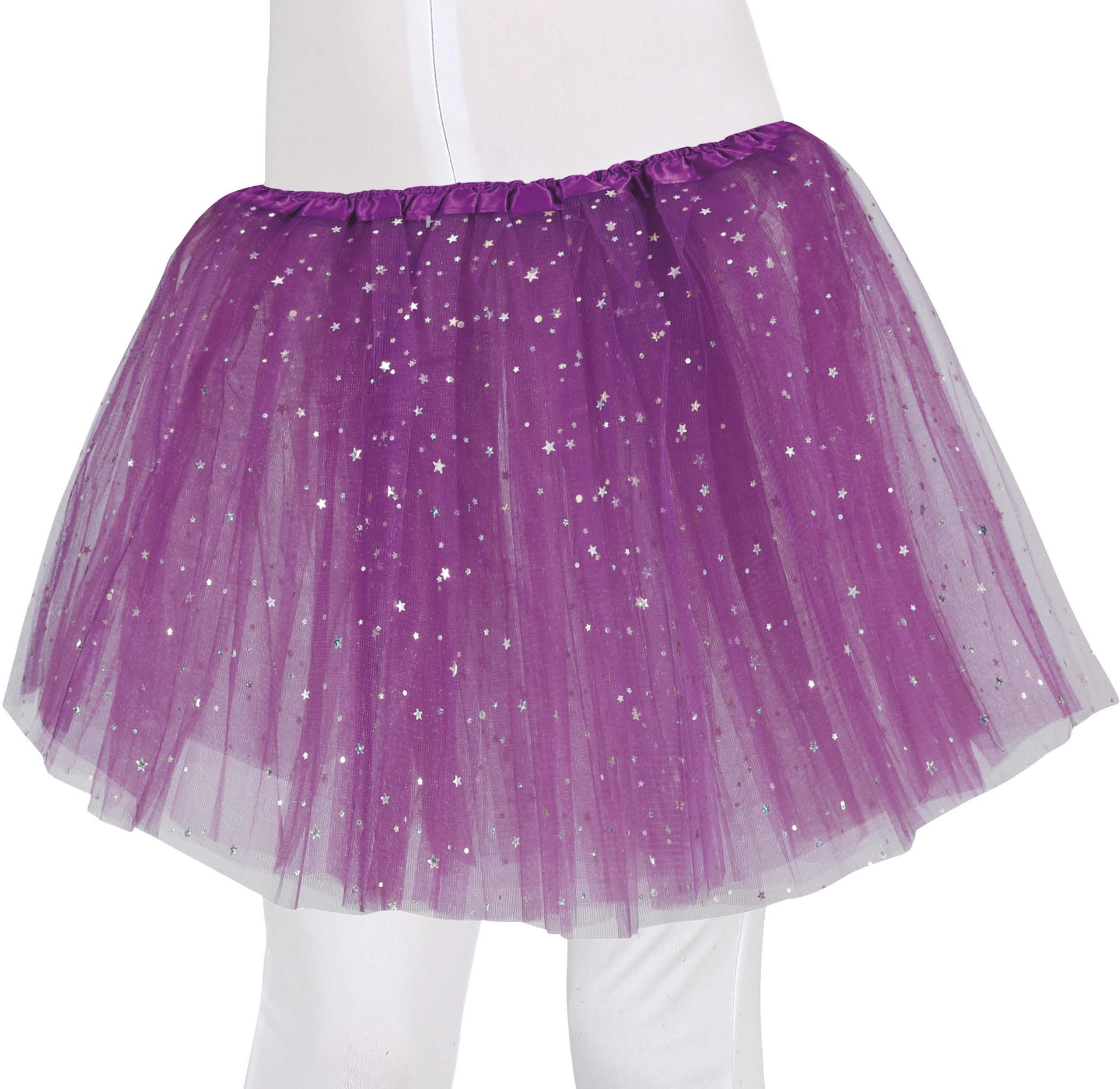 Sterren Glitter Tutu Paars Meisjes