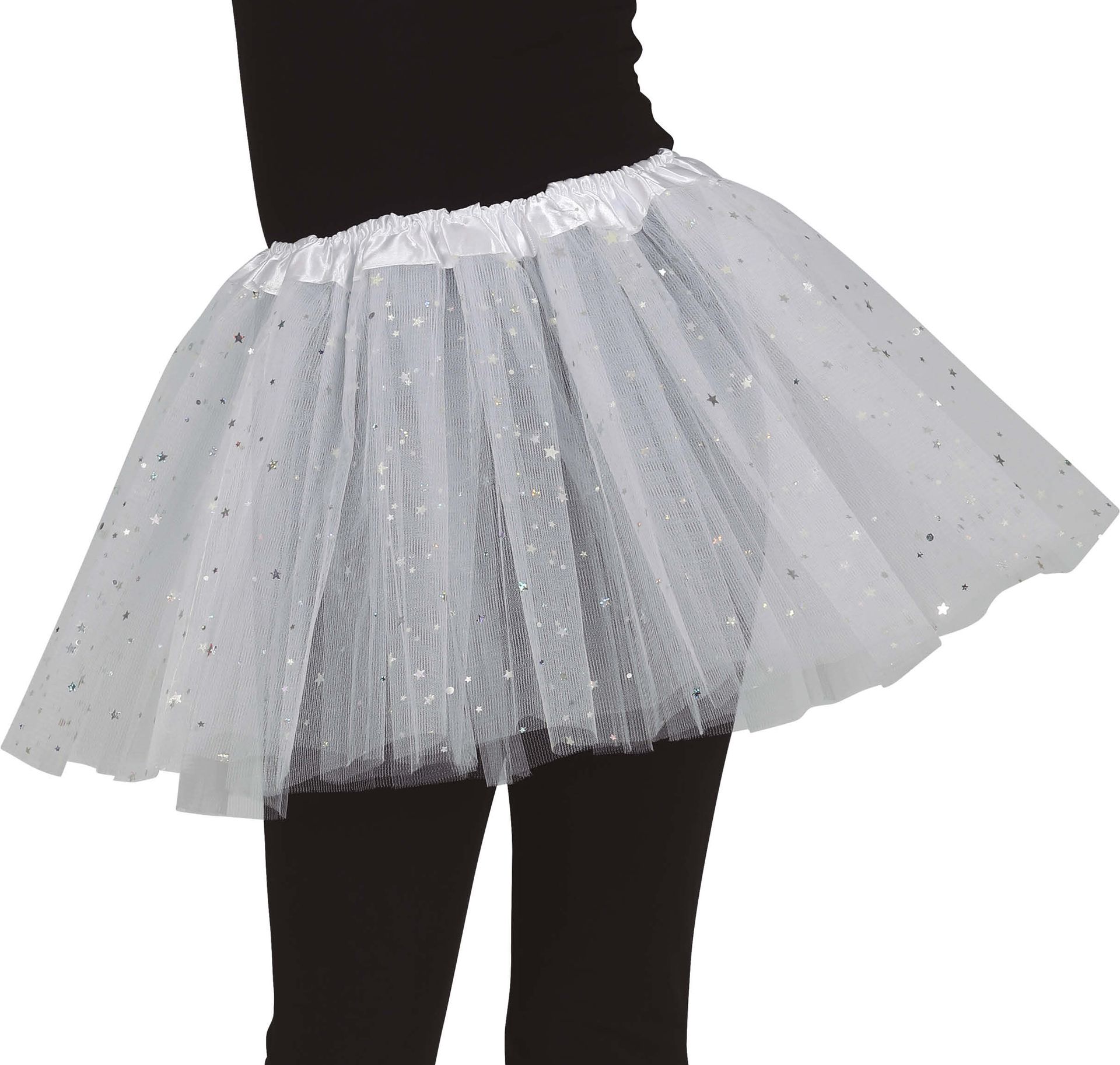 Sterren Glitter Tutu Wit Meisjes