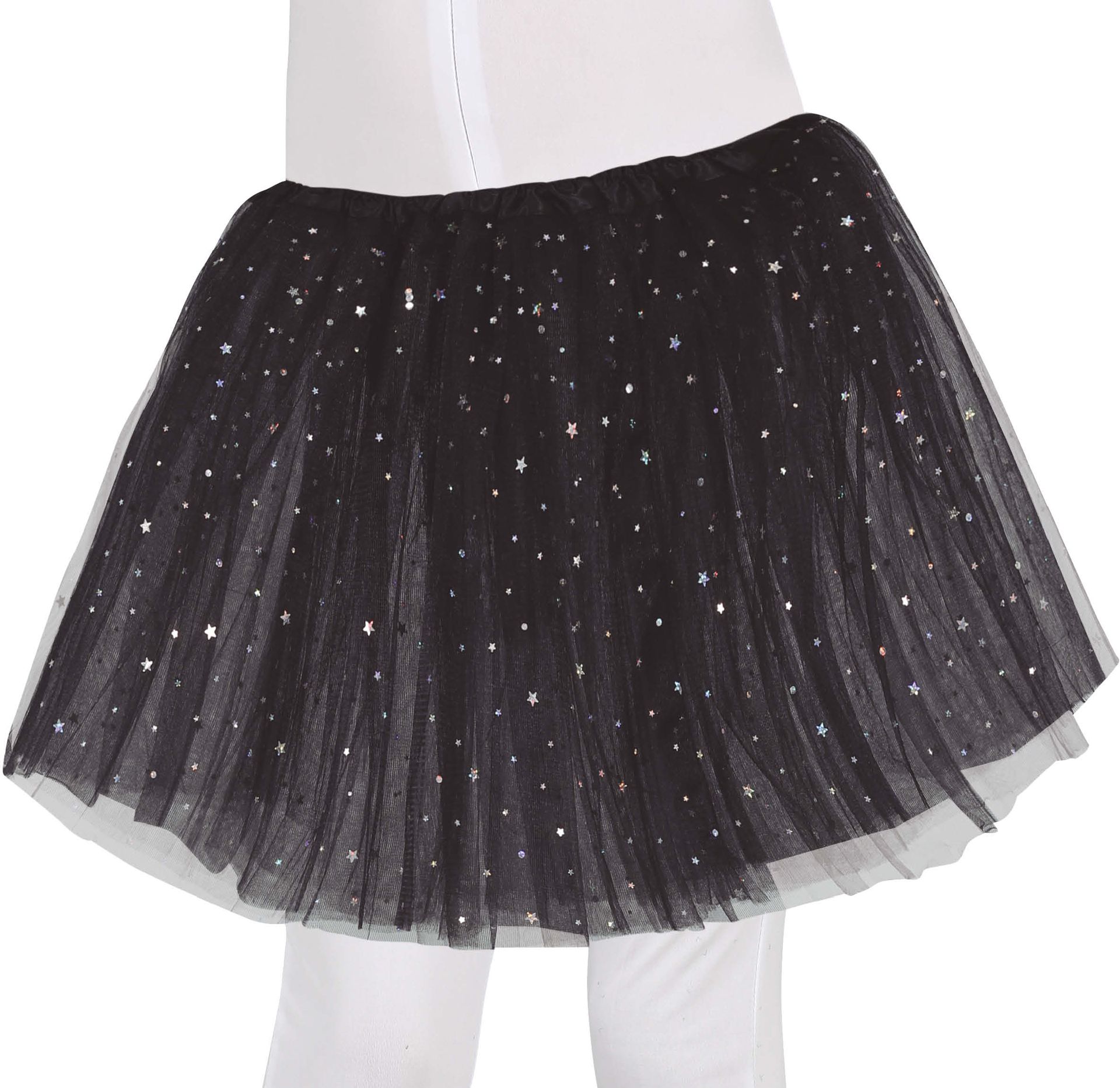 Sterren Glitter Tutu Zwart Meisjes