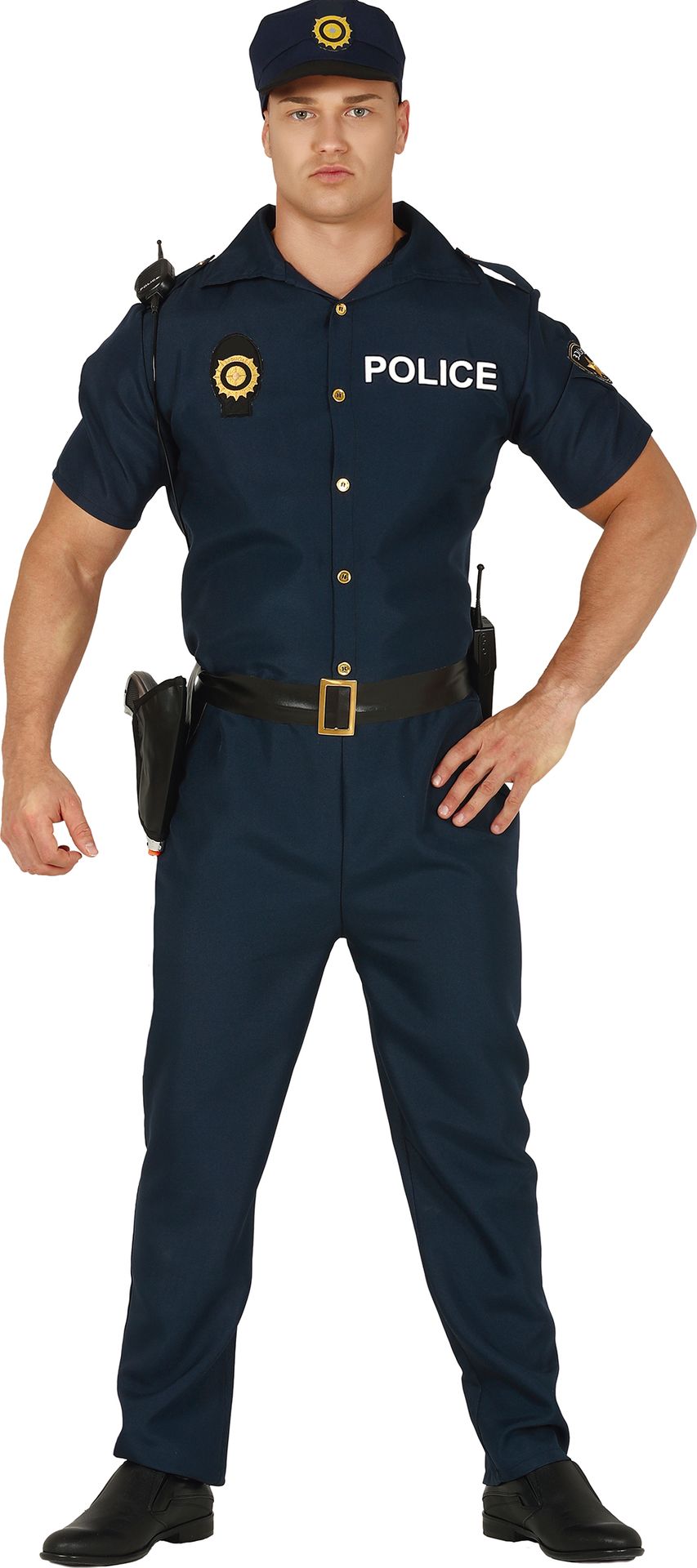 Stoer heren politie uniform