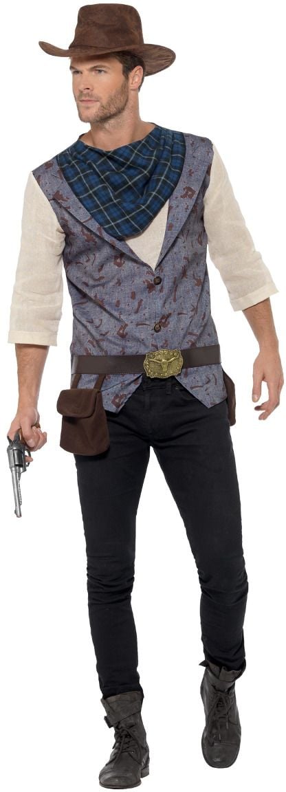 Stoer mannelijk cowboy pak
