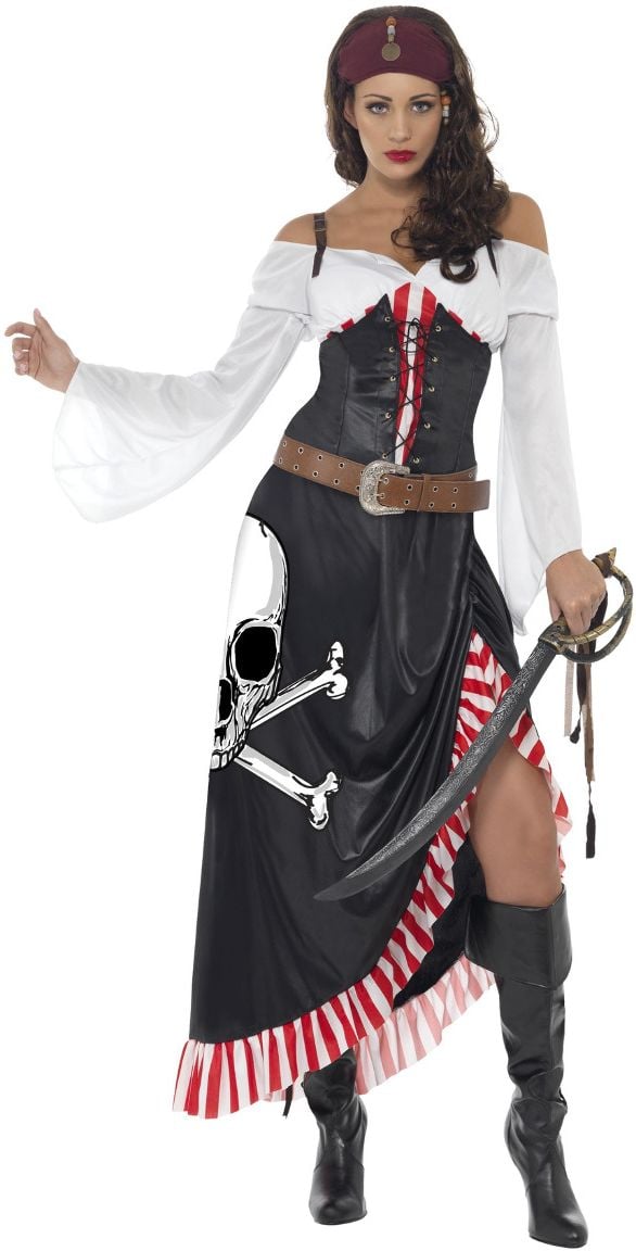 Stoere piraat vrouw pakje