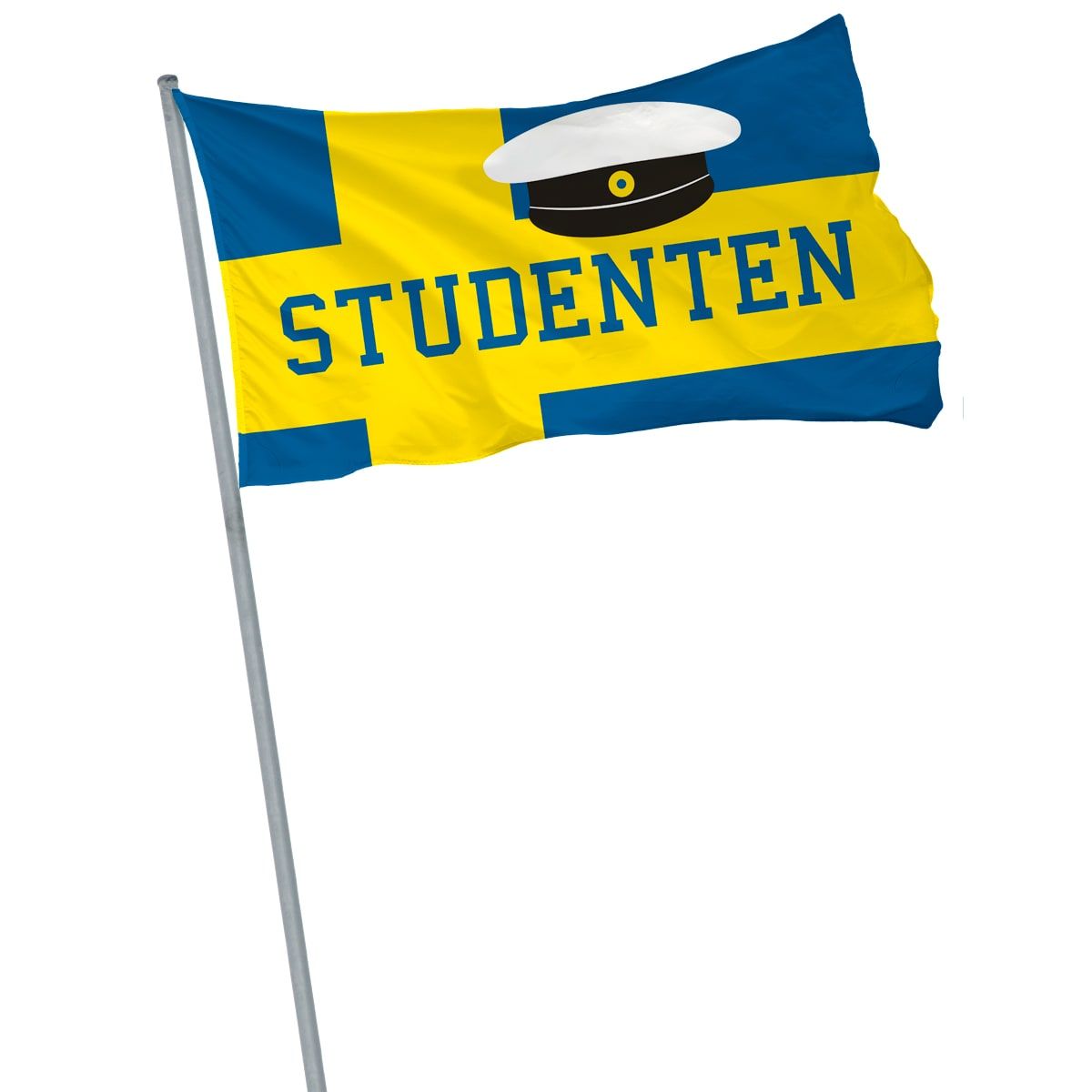 Studentenfeest thema vlag