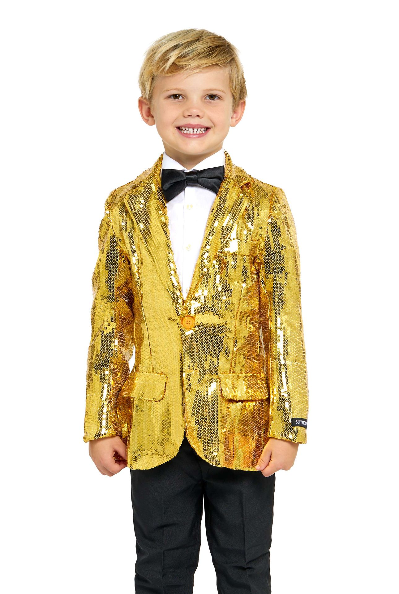Suitmeister Boys' Colbert Pailletten Goud