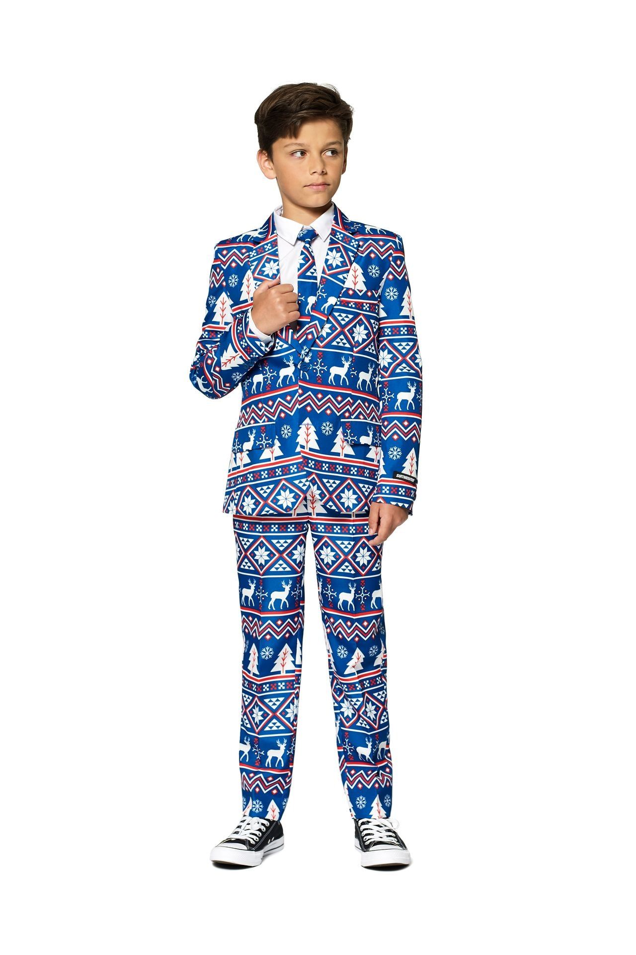 Suitmeister Christmas Blue Nordic pak jongens