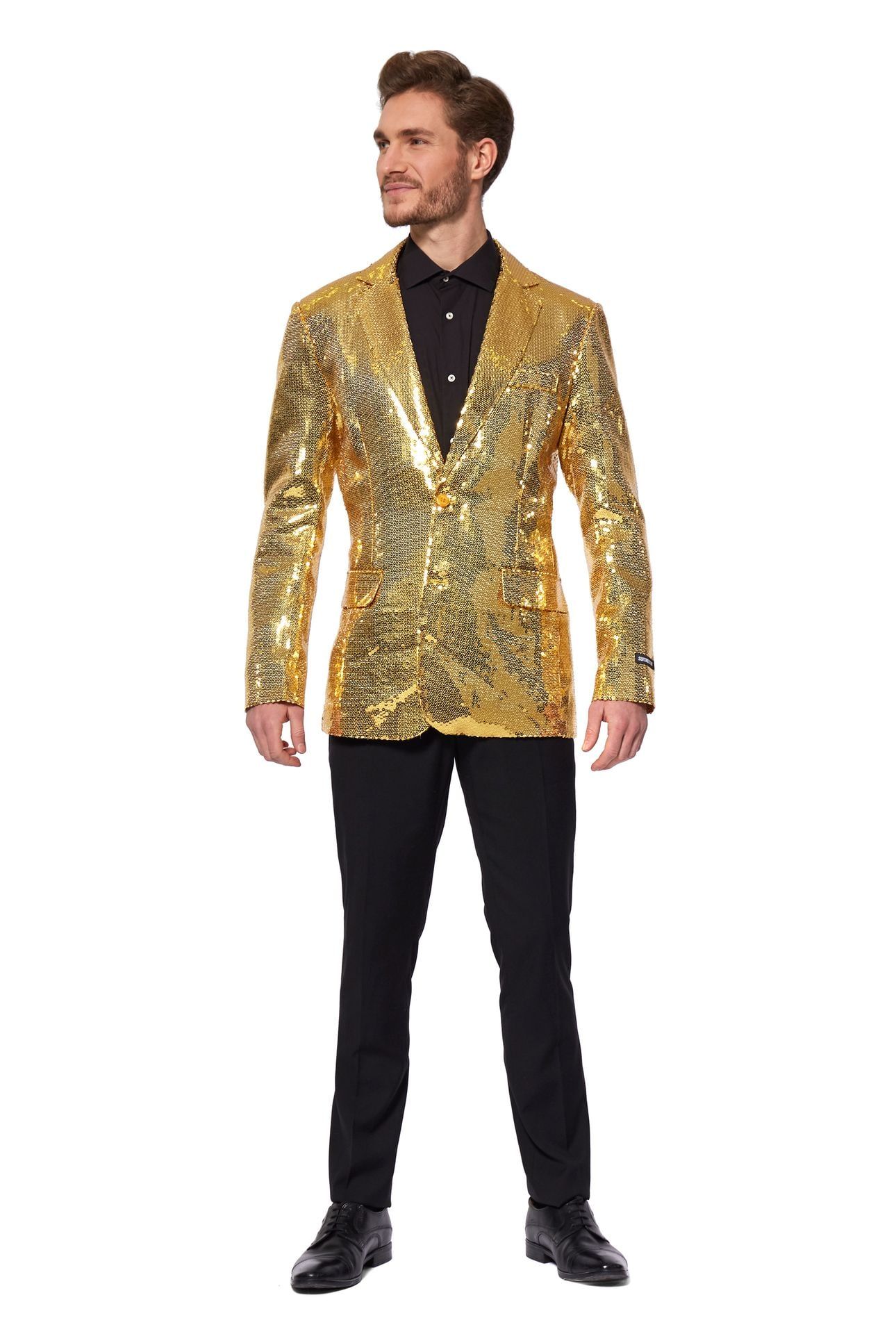 Suitmeister Sequins blazer goud