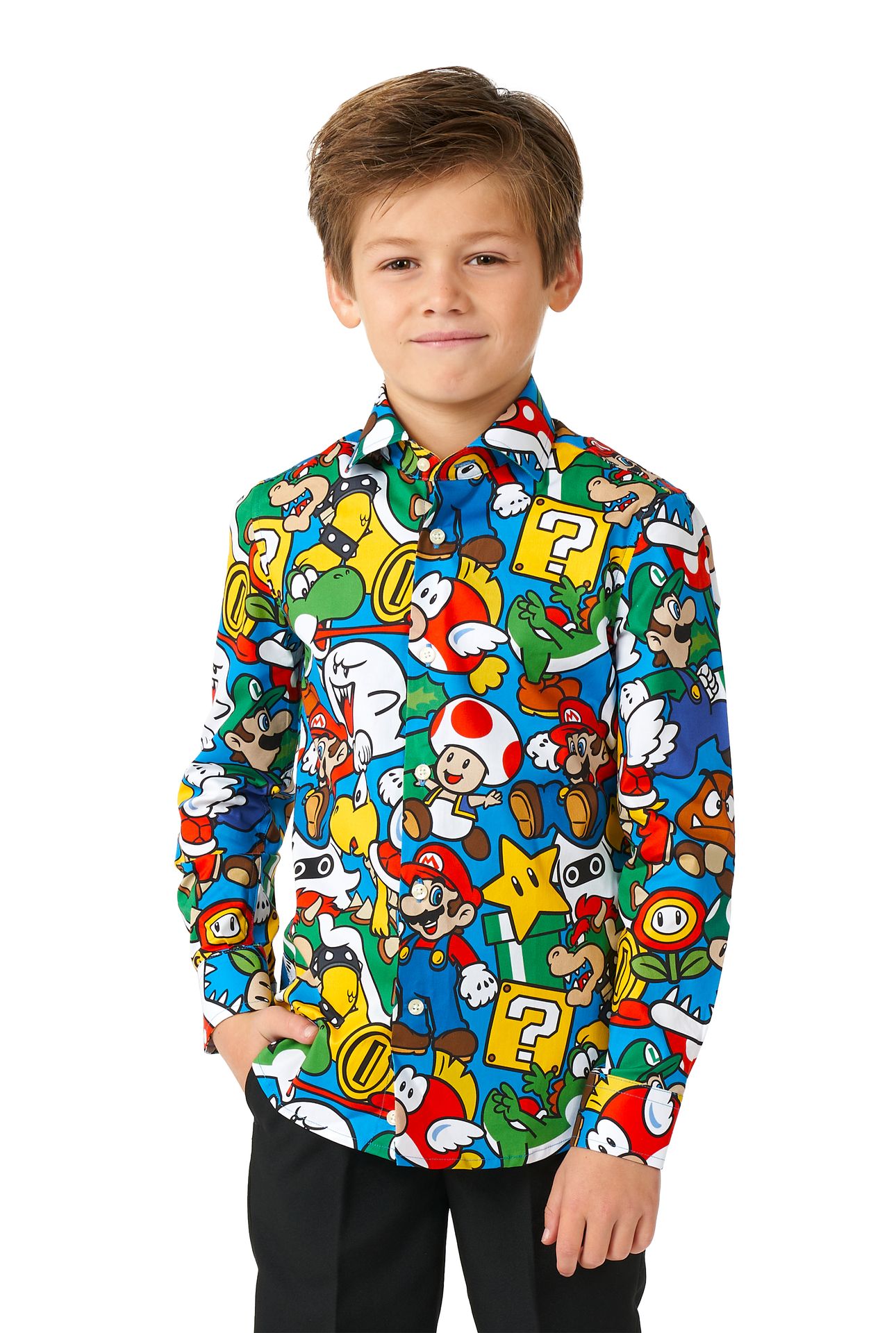 Super Mario Boys shirt Jongens Opposuits