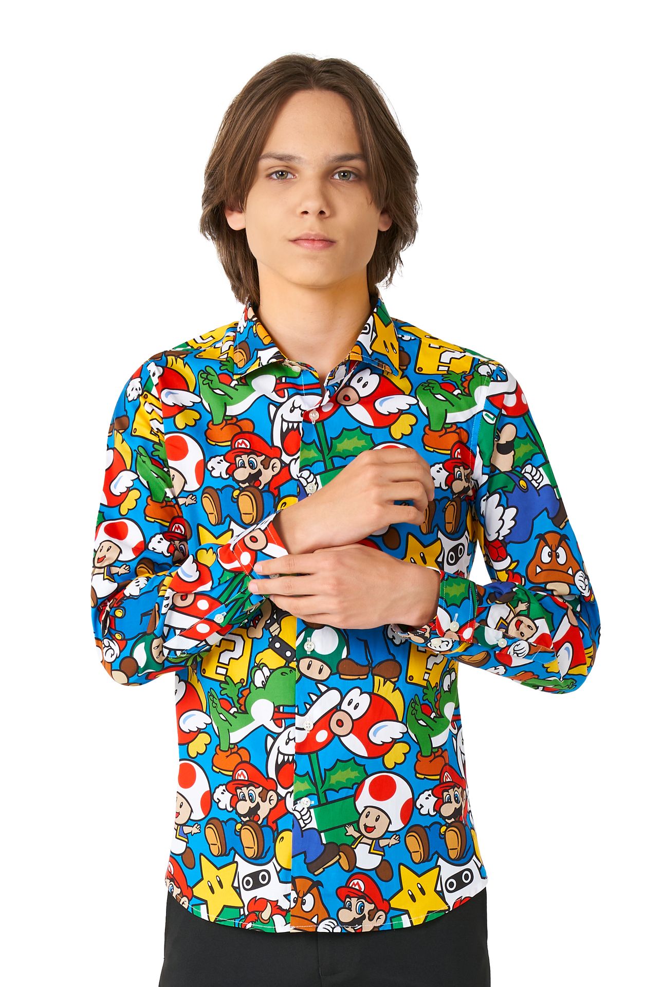 Super Mario shirt Tiener Jongens Opposuits