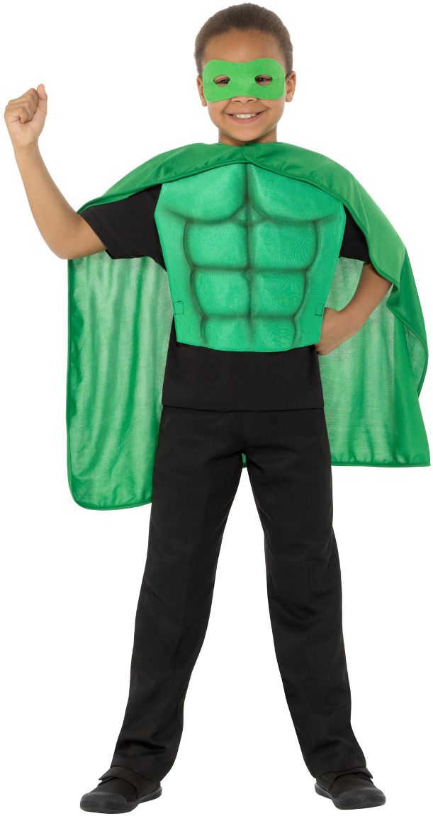 Superheld groene outfit