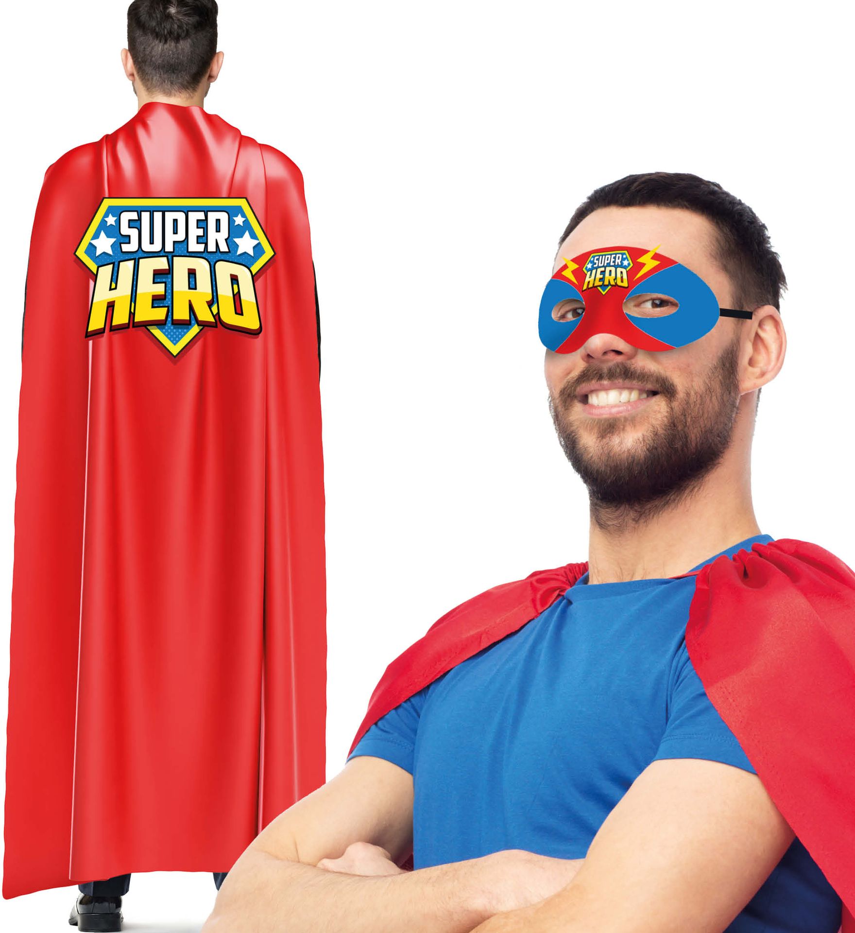 Superheld Masker en Cape