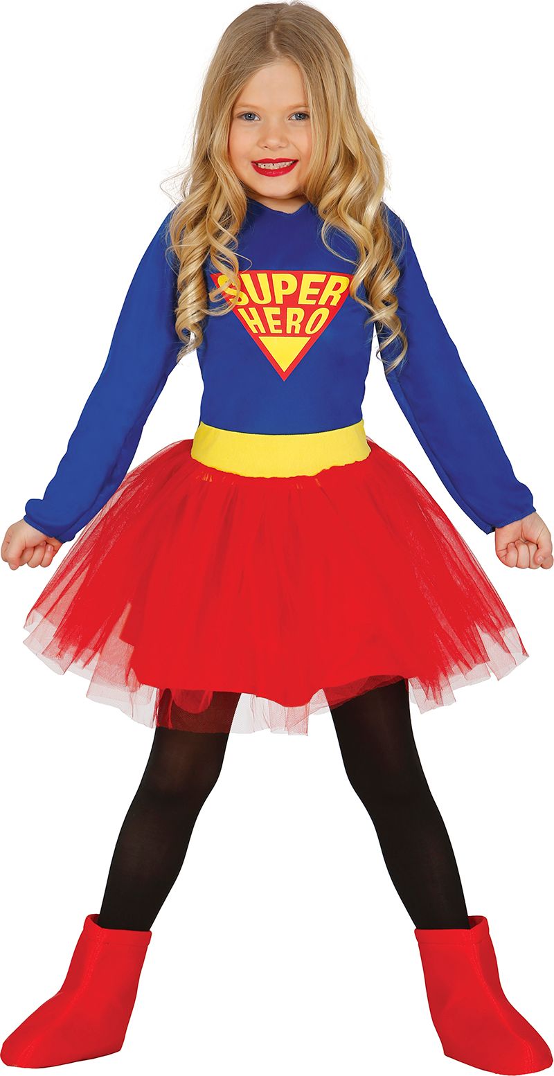 Superhero jurkje meisjes