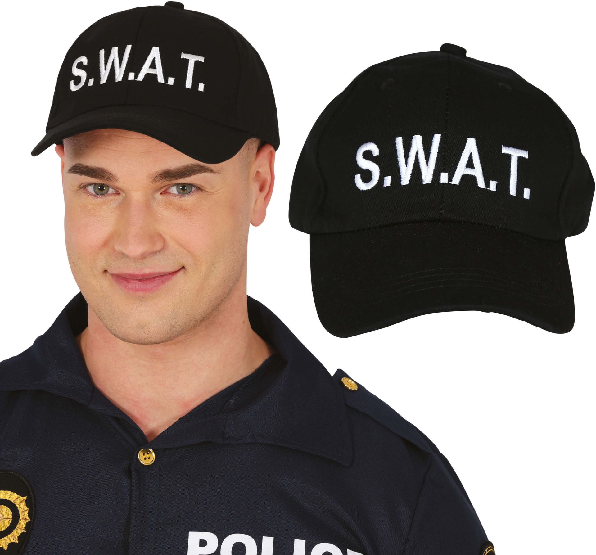 SWAT Cap Zwart