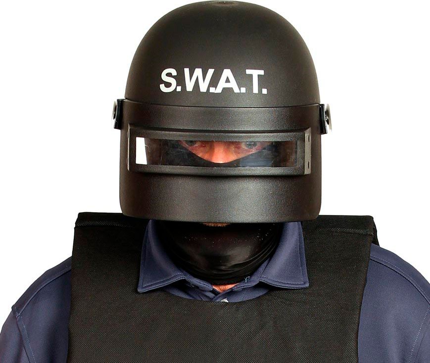 SWAT helm met oogmasker