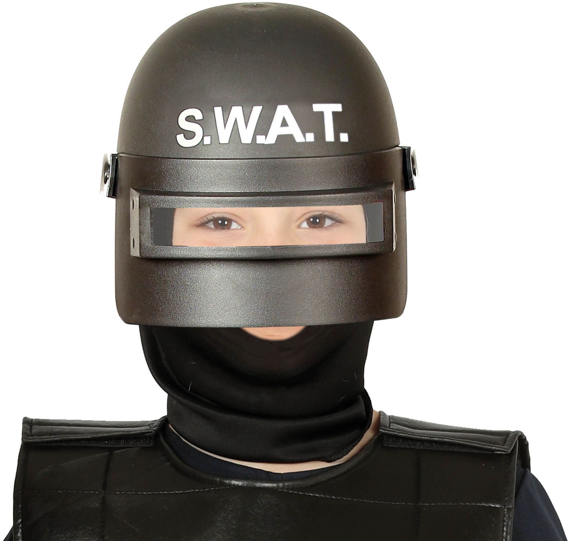 SWAT helm met oogmasker kind
