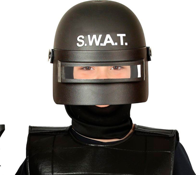 SWAT helm met oogmasker kind