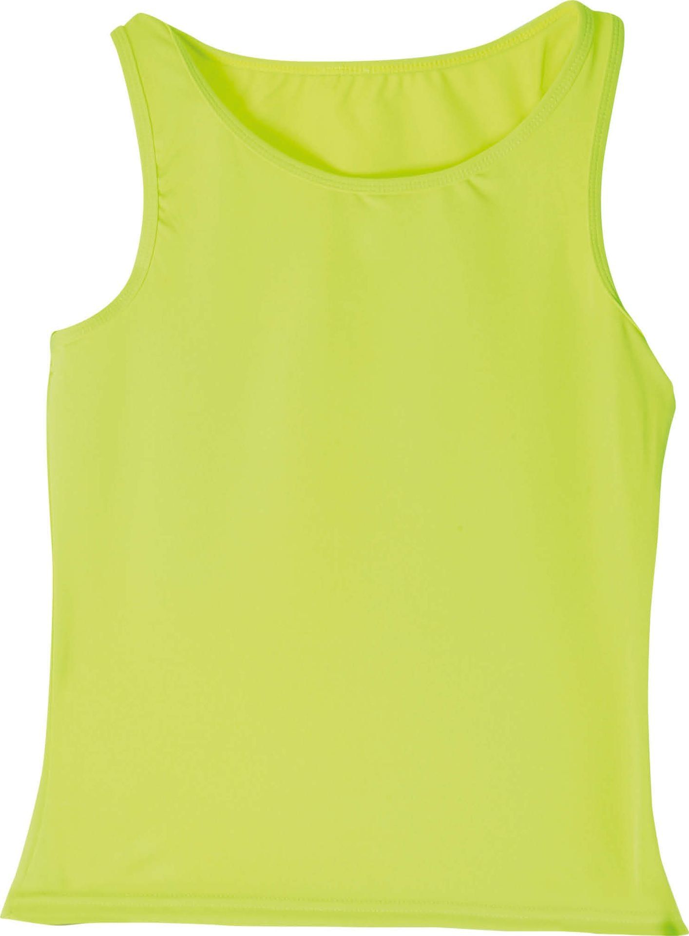 Tanktop neon groen dames