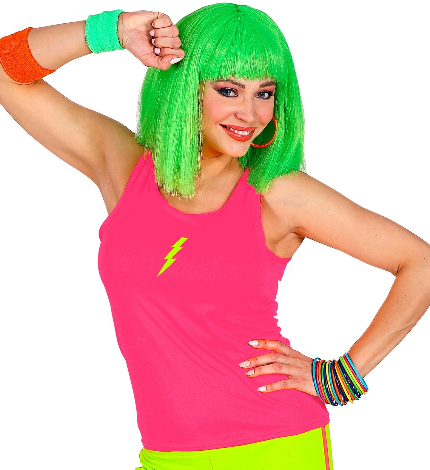 Tanktop roze neon