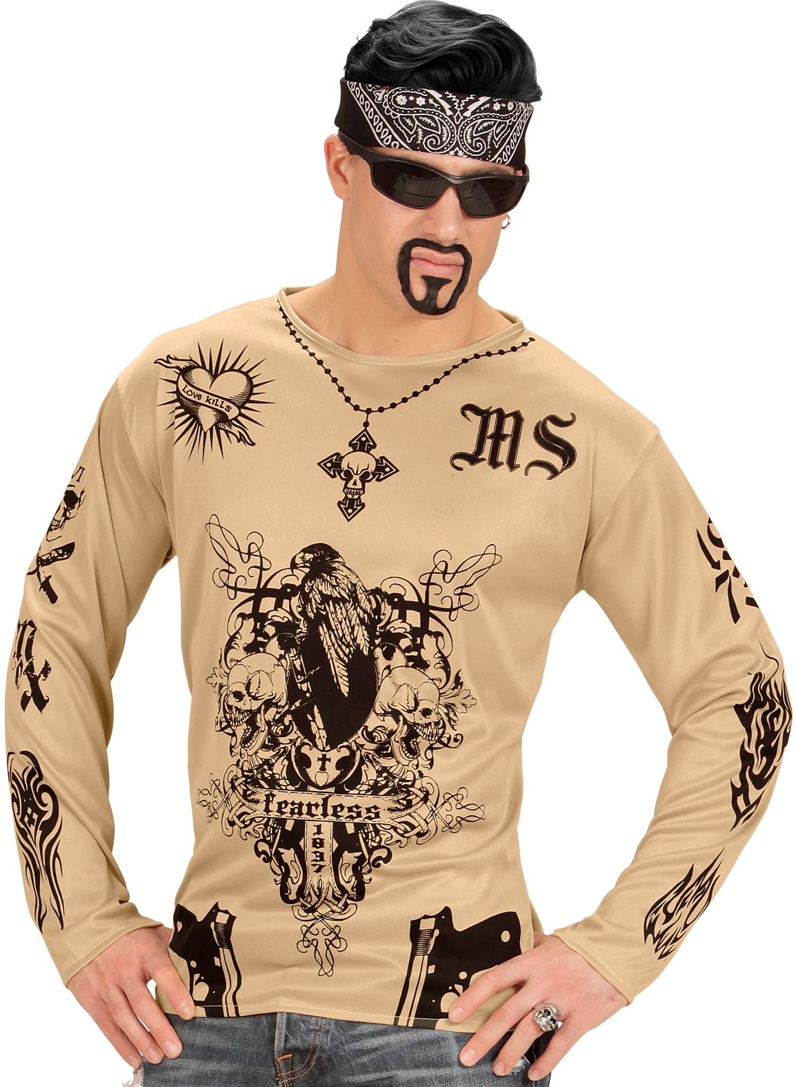 Tattoo shirt gangster