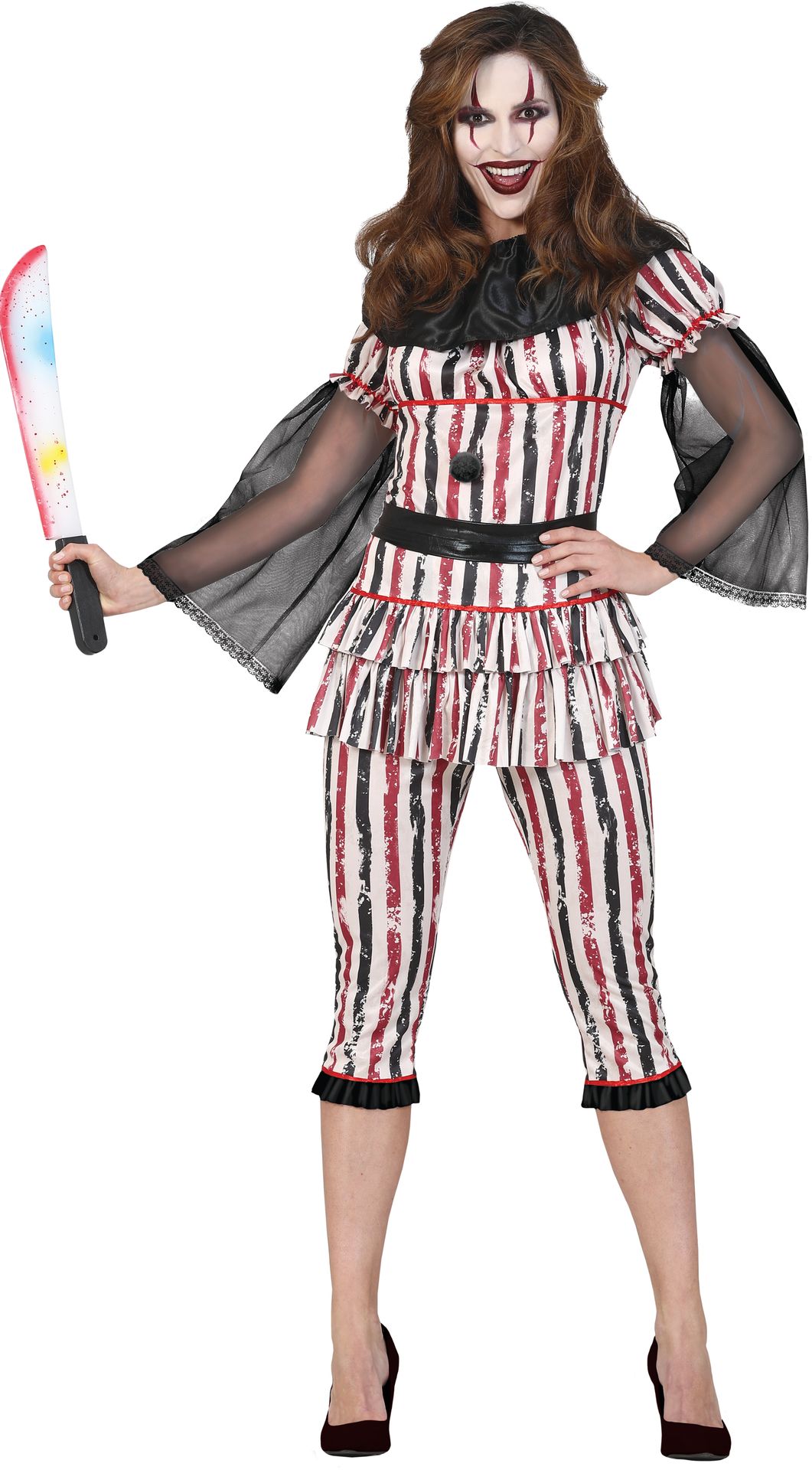Terror Clown Outfit Dames