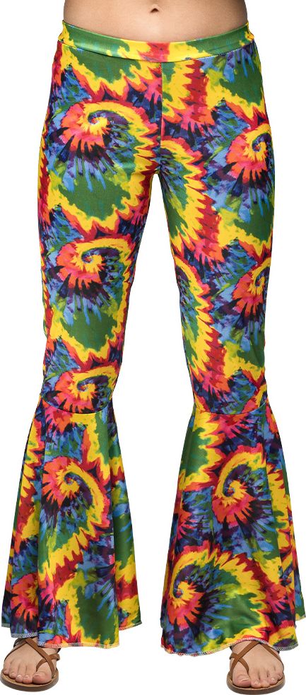 Tie dye hippie broek dames