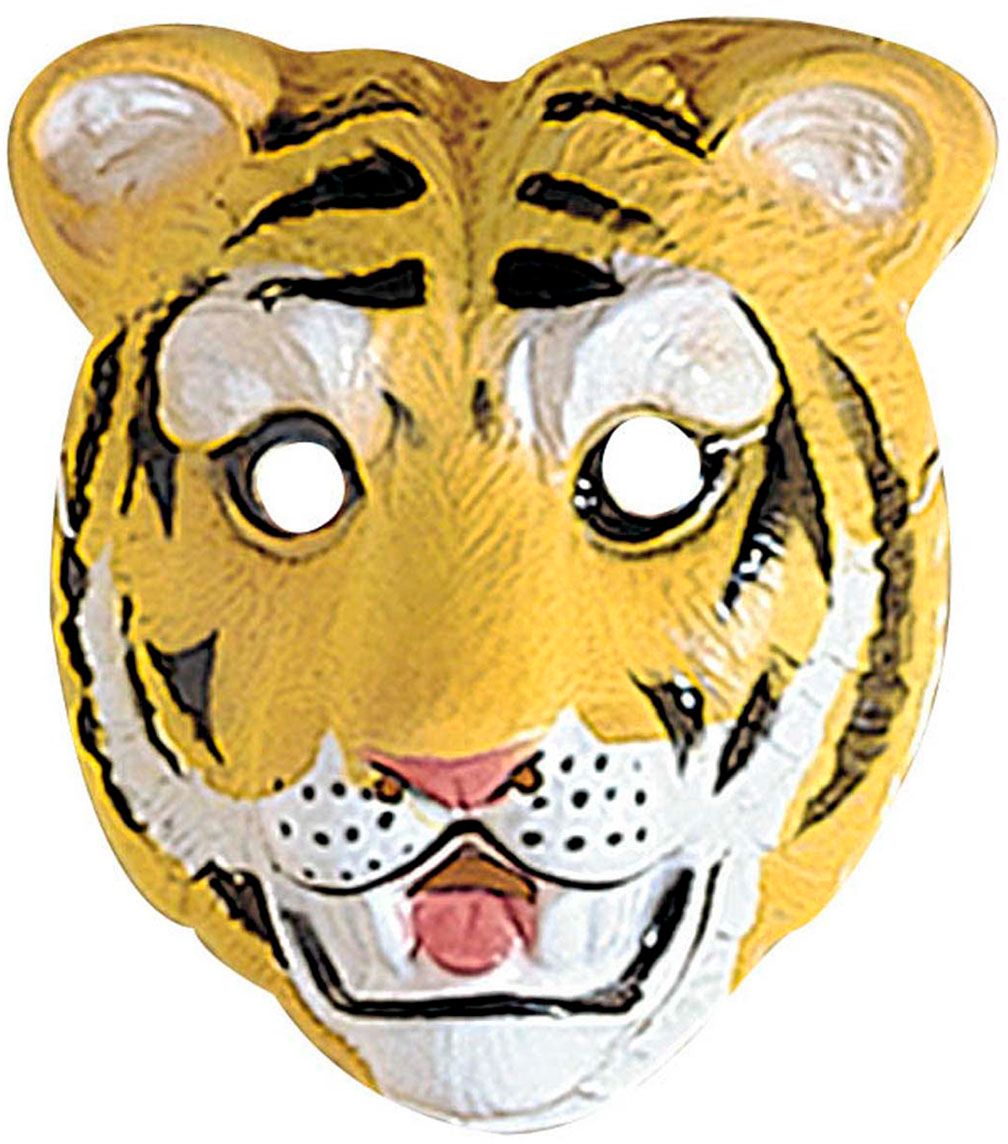 Tijger masker kind plastic