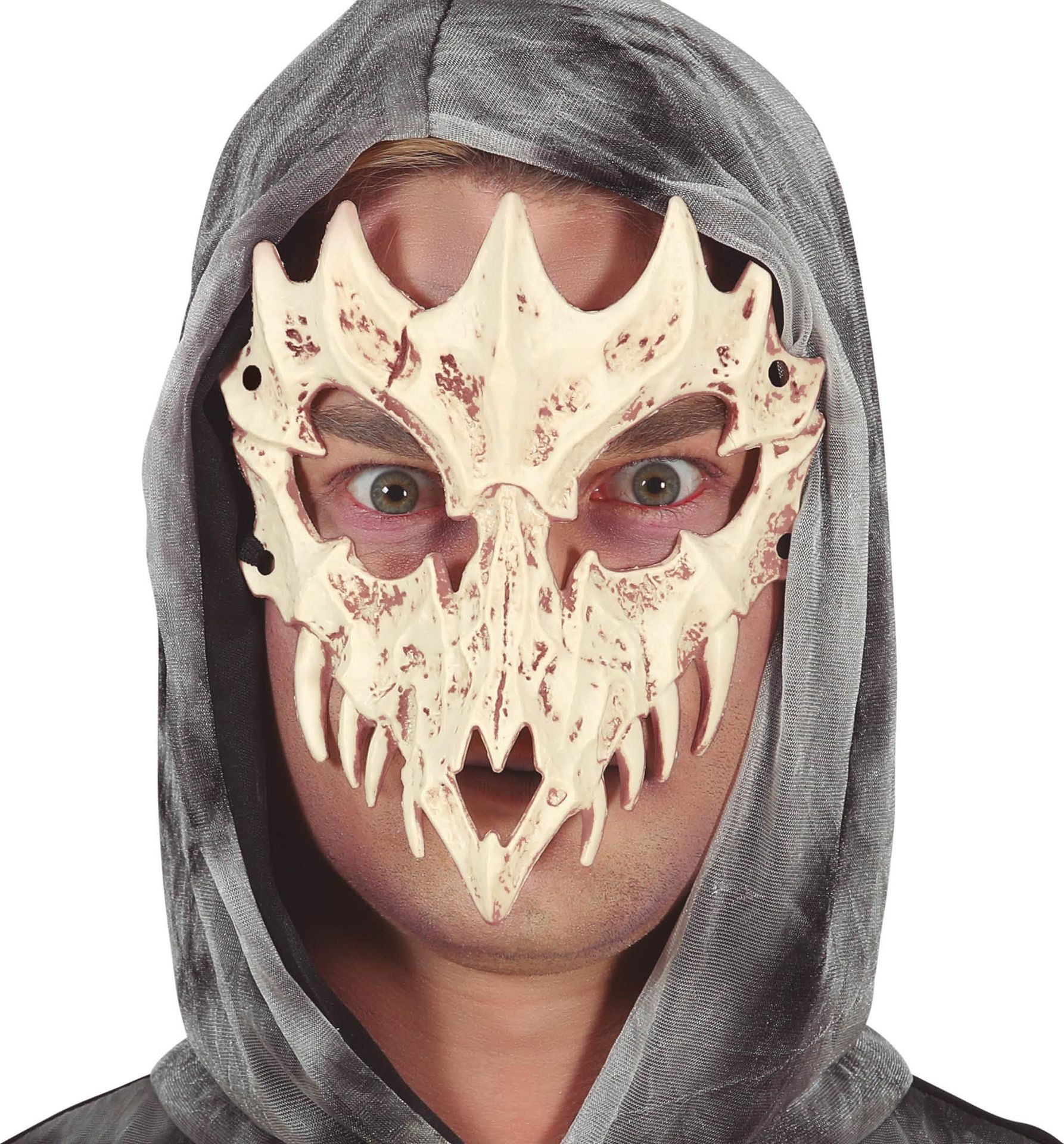 Tijger schedel masker halloween