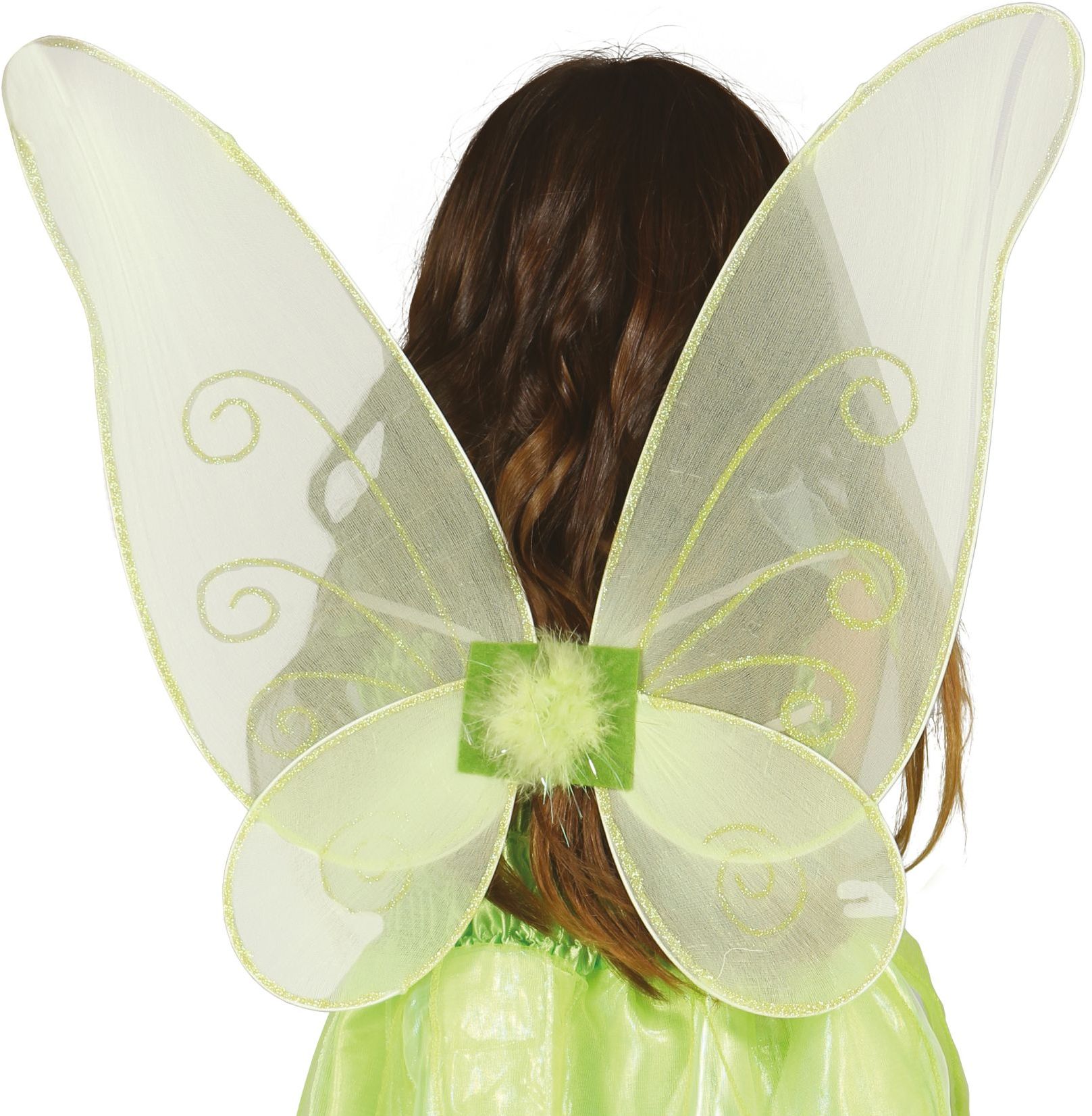 Tinkerbell vleugels glitters groen