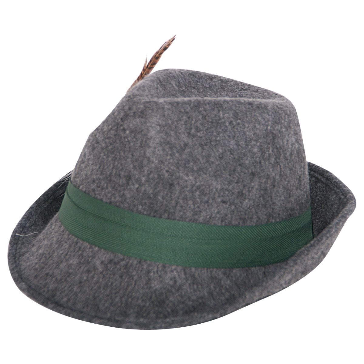 Tiroler alpenfest hoed grijs