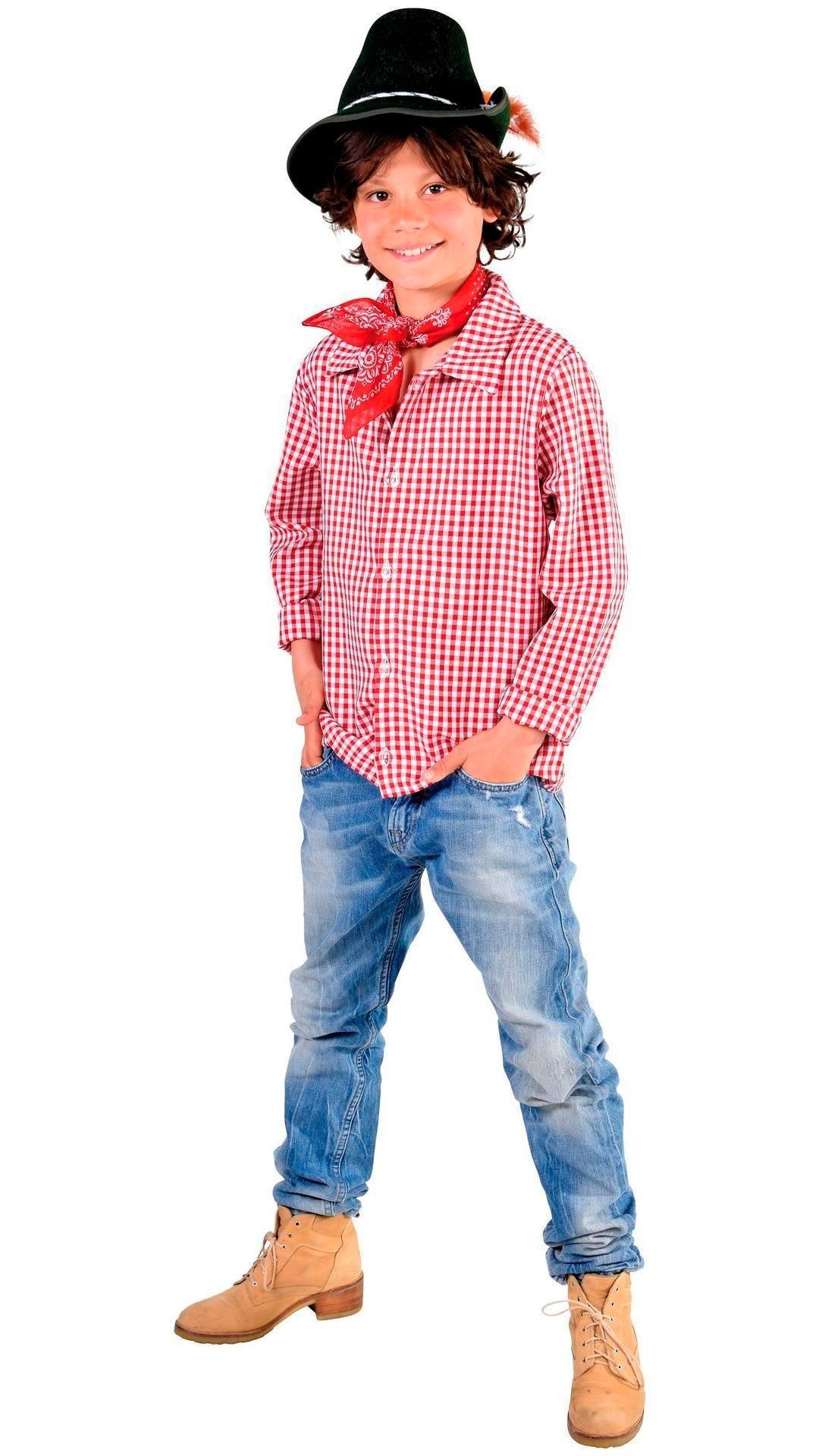 Tiroler blouse jongens