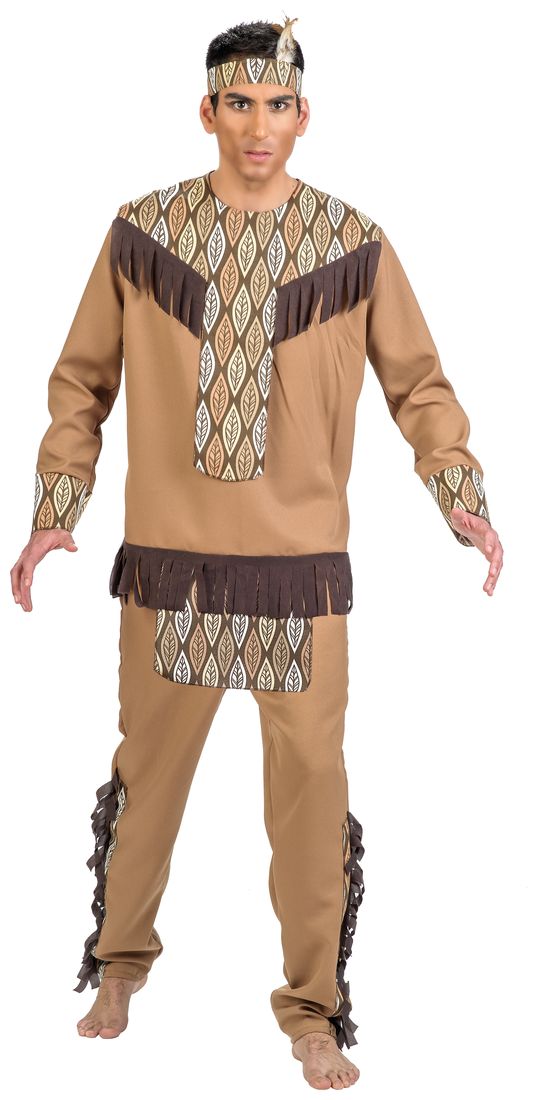 Topange bruin Indianen pak