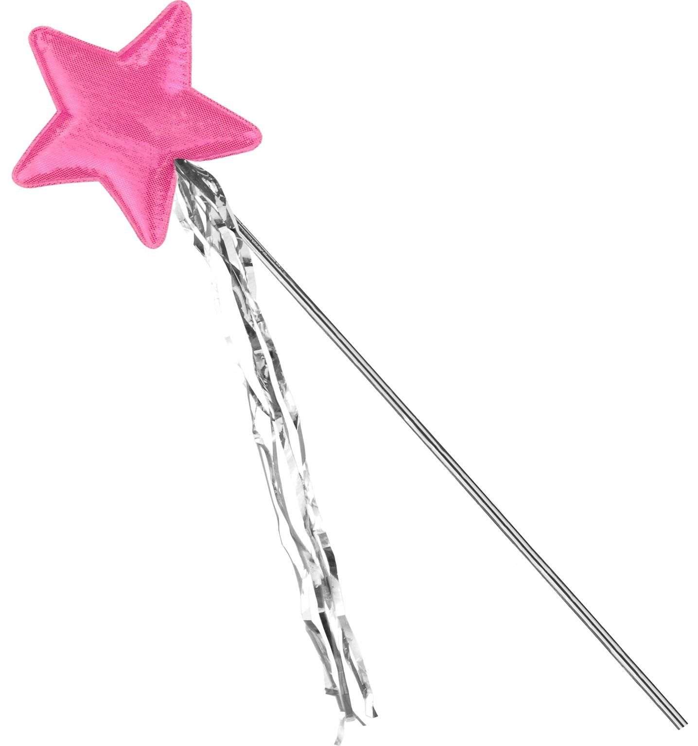 Toverfee staf roze met ster kind