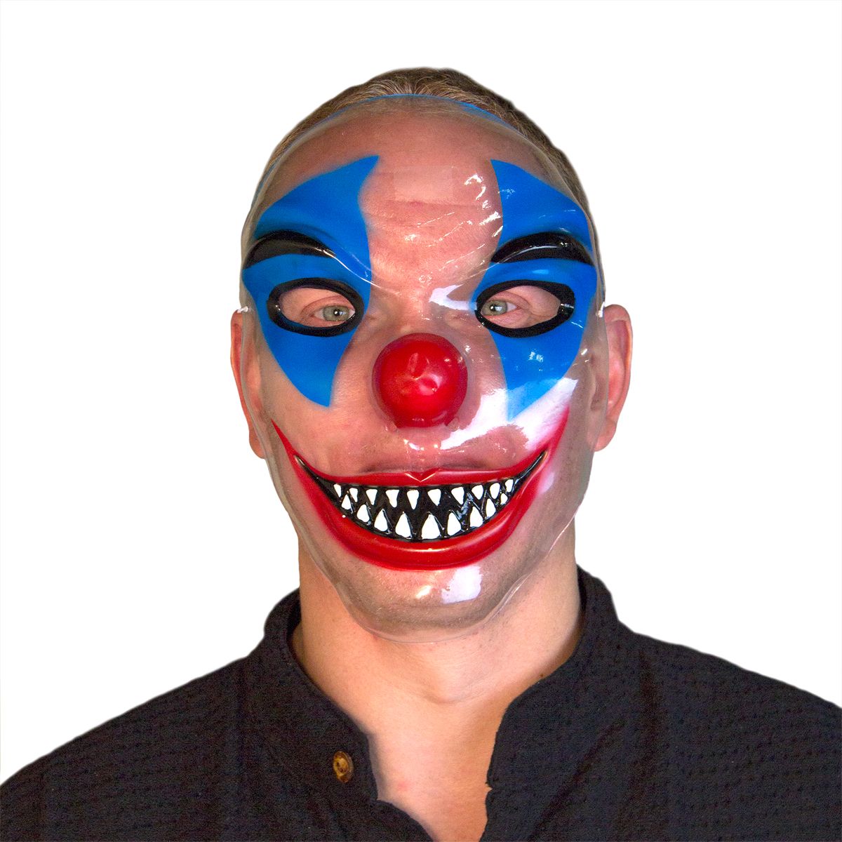 Transparant horror clownsmasker