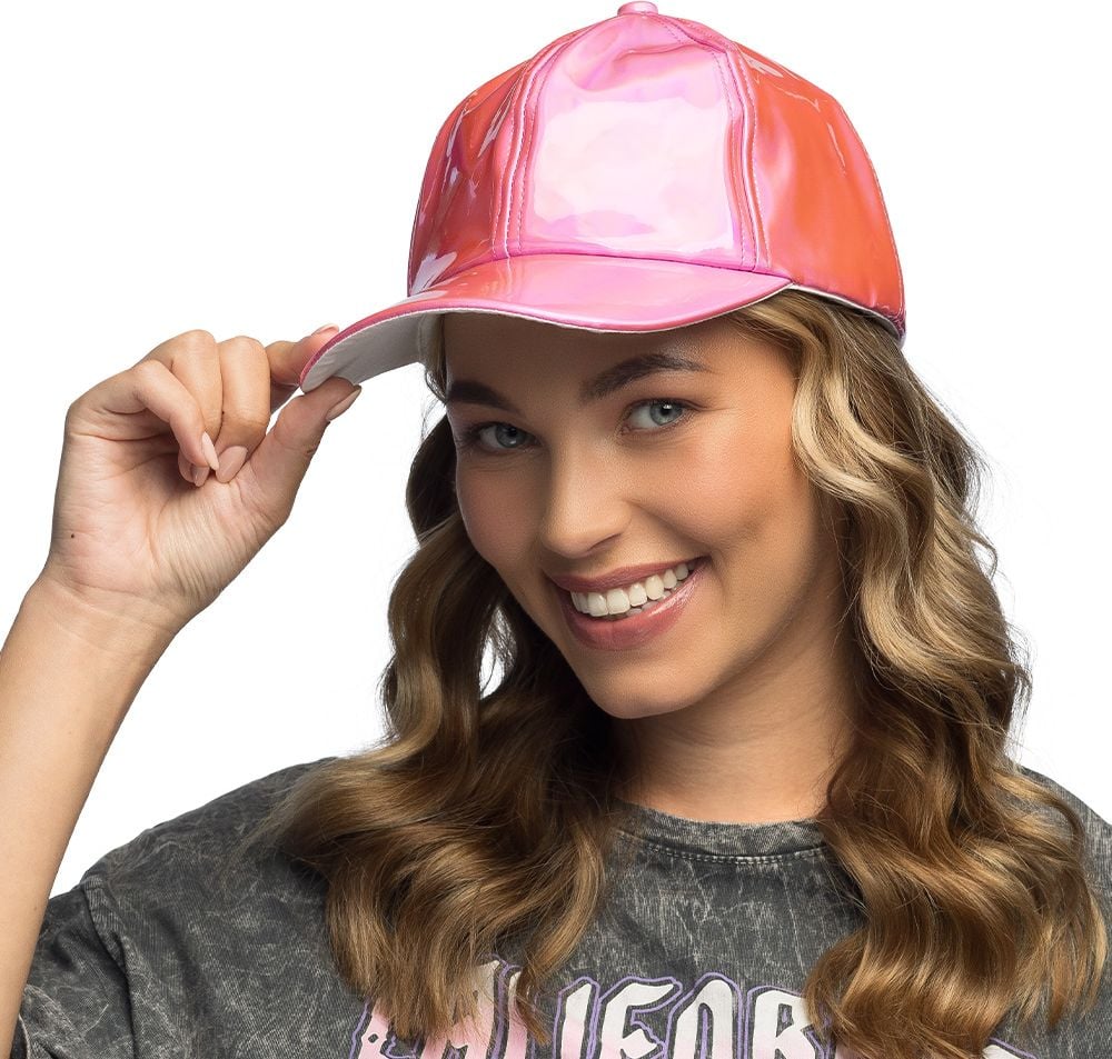 Trendy Roze Festivalpet Glimmend