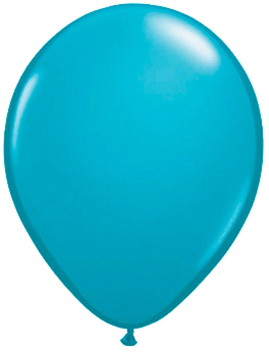 Tropical blauwe ballonnen 100 stuks 28cm