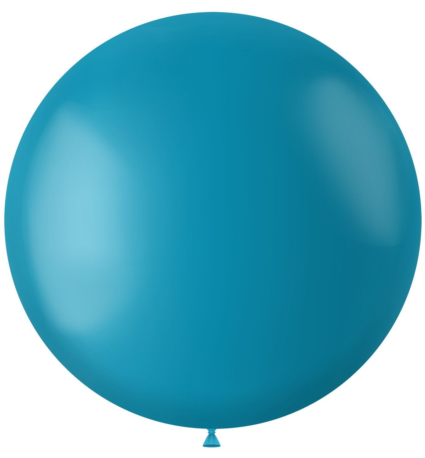 Turquoise ballon matte kleur