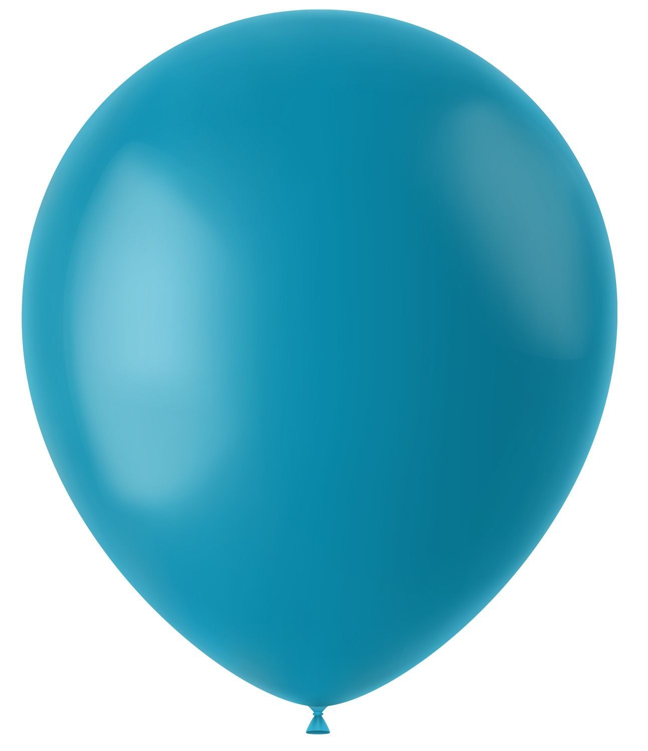 Turquoise blauwe mat ballonnen 100 stuks