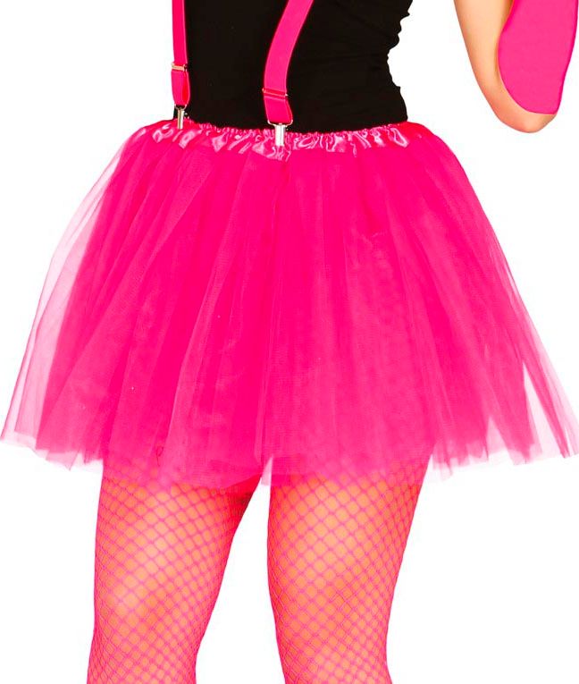 Tutu neon roze dames goedkoop