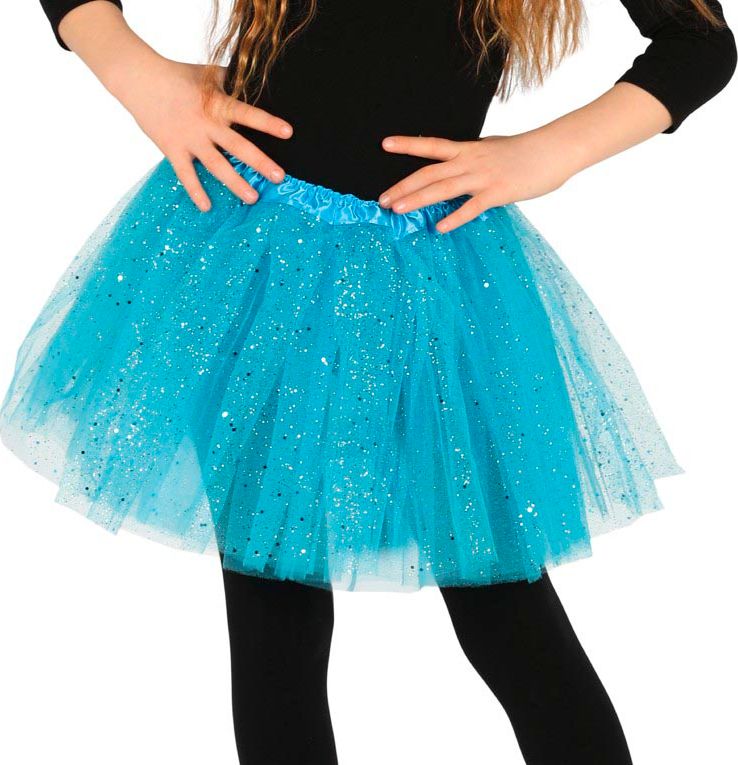 Tutu rokje kind blauw