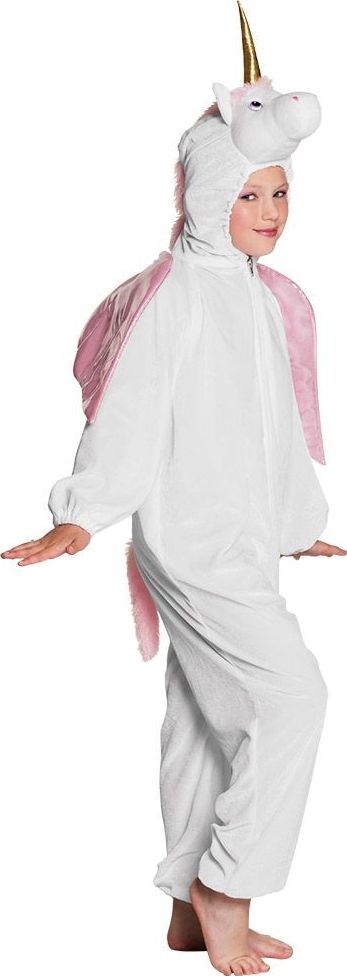 Unicorn onesie meisjes wit