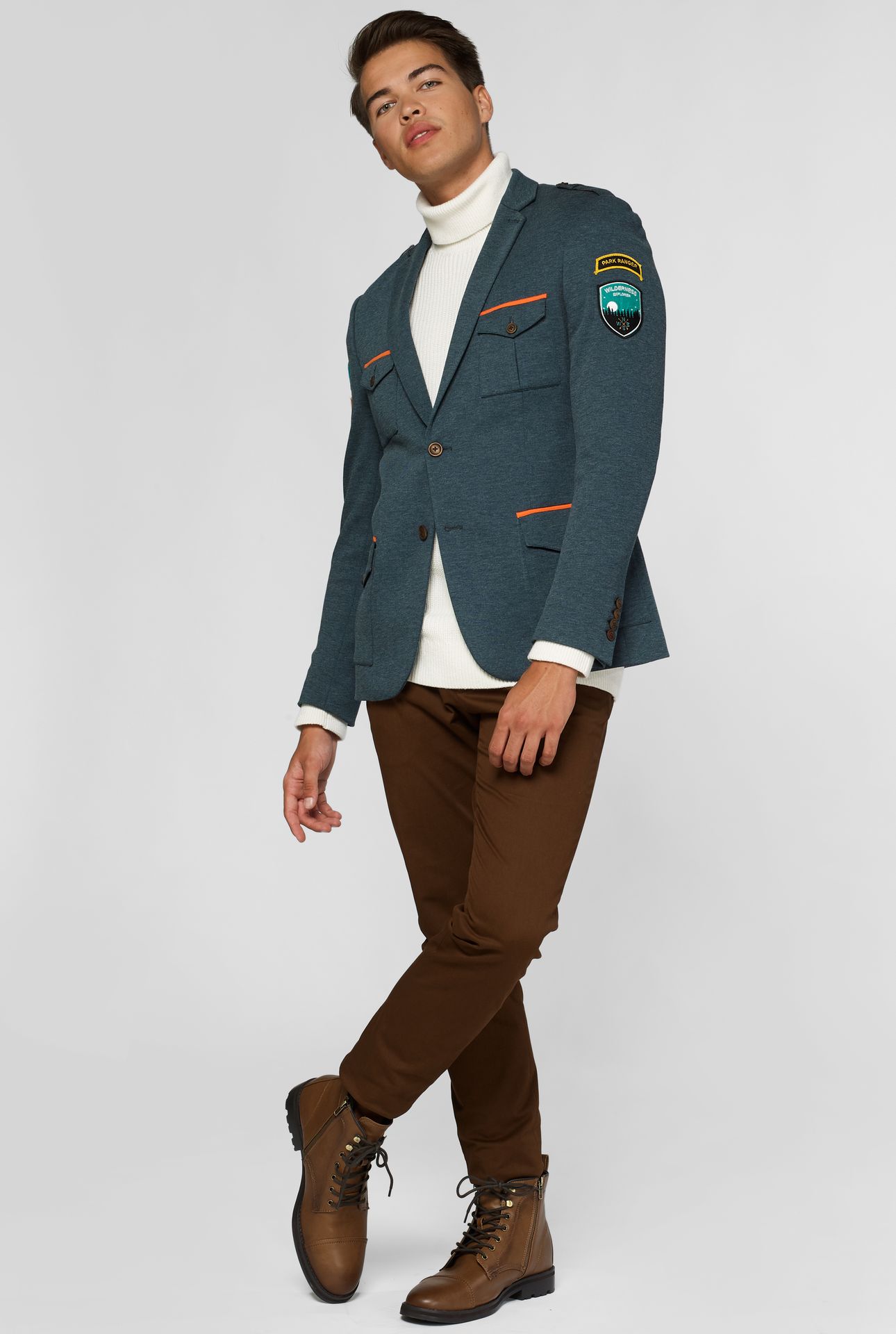 Uniform - Park Ranger - Forest Green Blazer Heren Opposuits