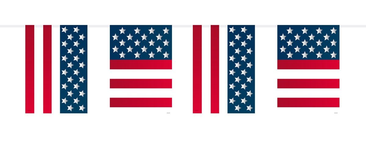 USA party vlaggenlijn 10 meter