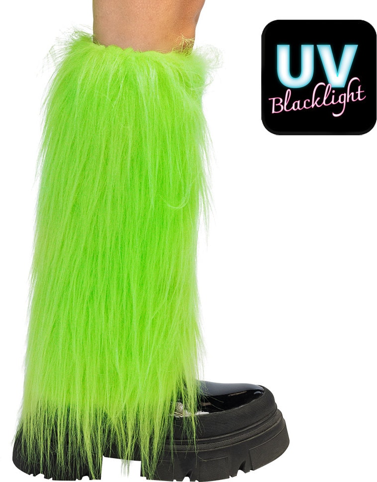 UV Festival Beenwarmers Neongroen