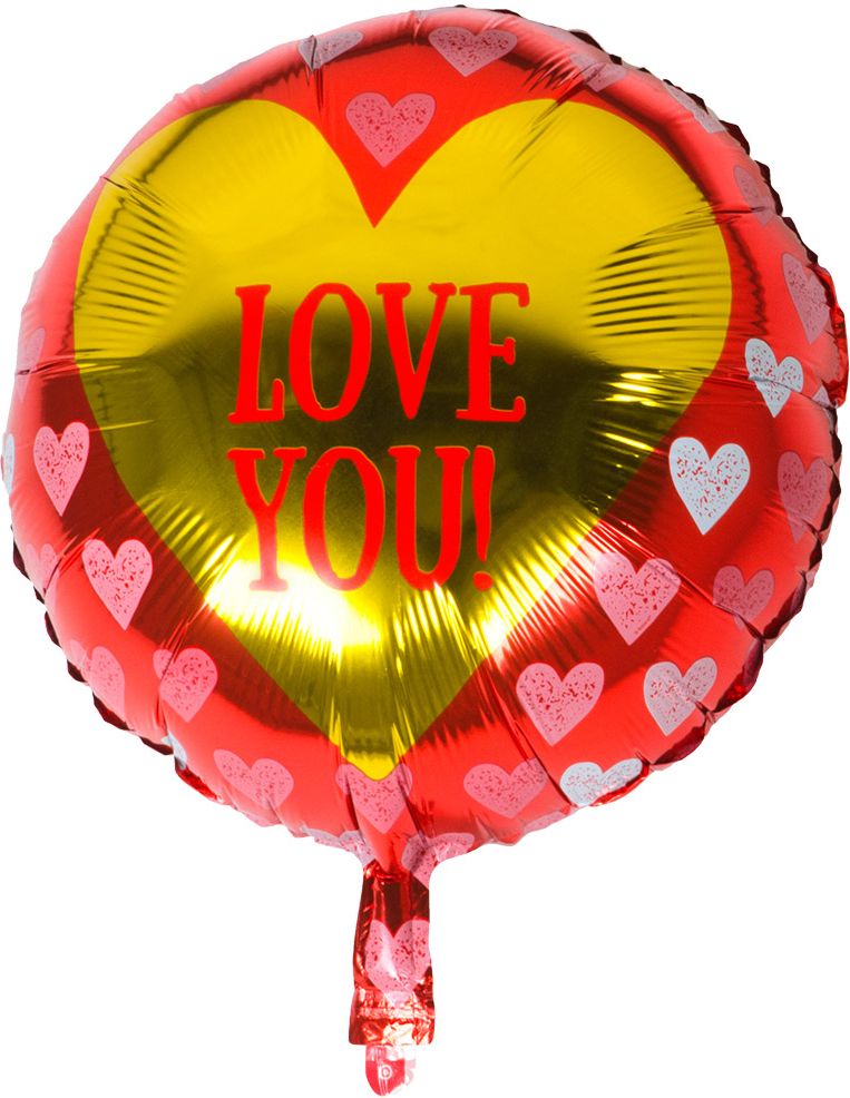 Valentijnsdag ballon love you