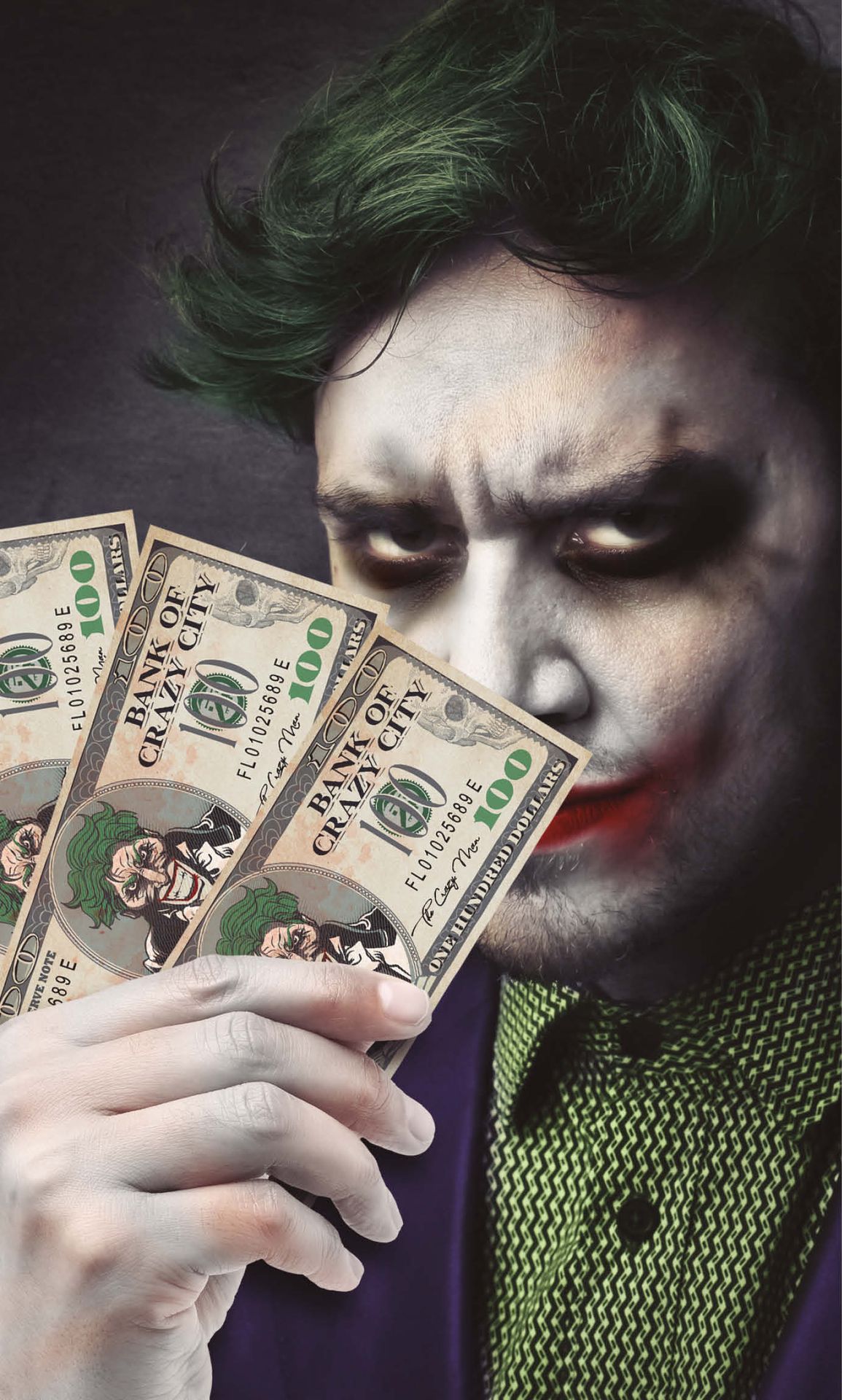 Valse bankbiljetten The Joker 6 x 15 cm