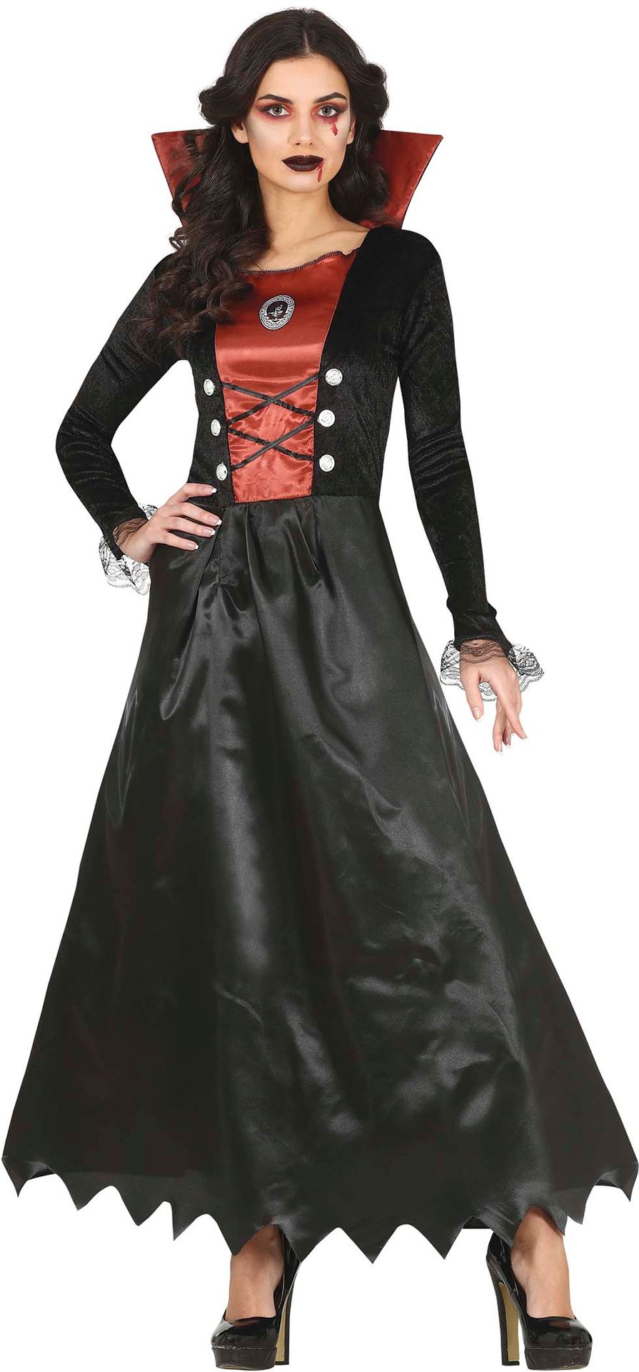 Vampier koningin jurk dames